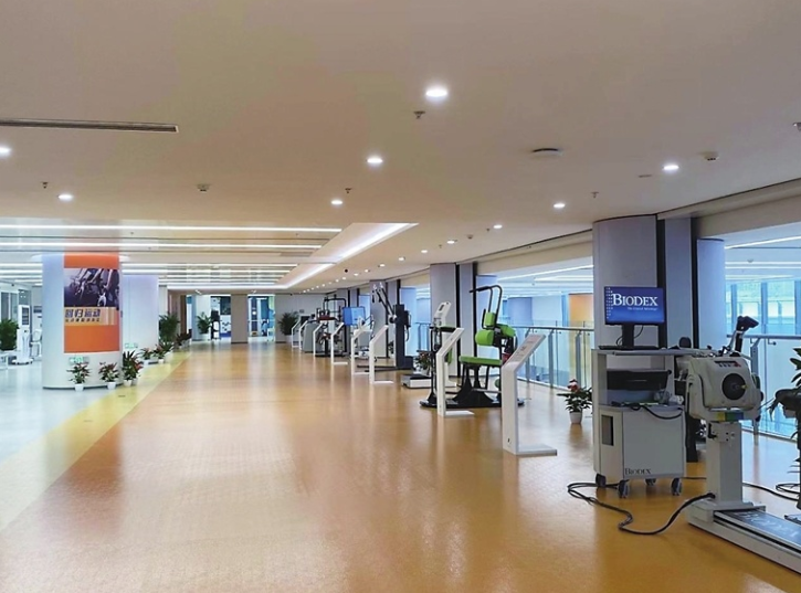 苏城医院里开出“健身房”运动处方为健康加劲