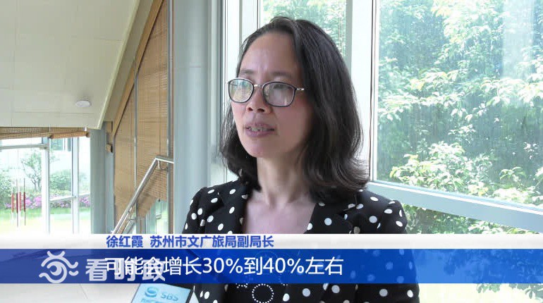 苏州市文广旅局副局长徐红霞介绍,据预测,目前客流量要比2019年"五一"